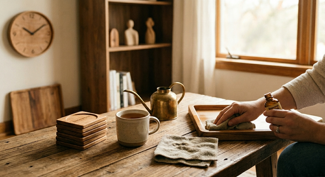 How to Clean and Care for Your Wooden Decor (So It Lasts a Lifetime)