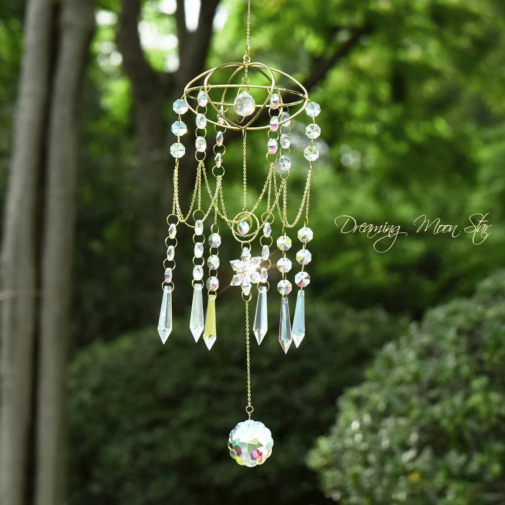 Howls Castle Inspired Room Crystal Suncatcher / Rainbow Maker / Window Hangings / Dorm Room Decor/ Boho Decor / Gifts For Her Aesthetic