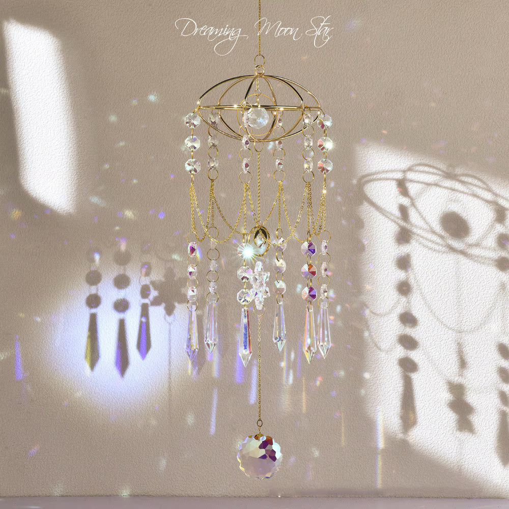 Howls Castle Inspired Room Crystal Suncatcher / Rainbow Maker / Window Hangings / Dorm Room Decor/ Boho Decor / Gifts For Her Aesthetic