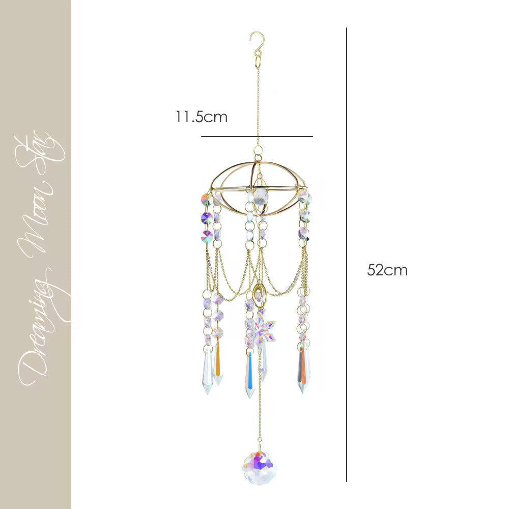 Howls Castle Inspired Room Crystal Suncatcher / Rainbow Maker / Window Hangings / Dorm Room Decor/ Boho Decor / Gifts For Her Aesthetic