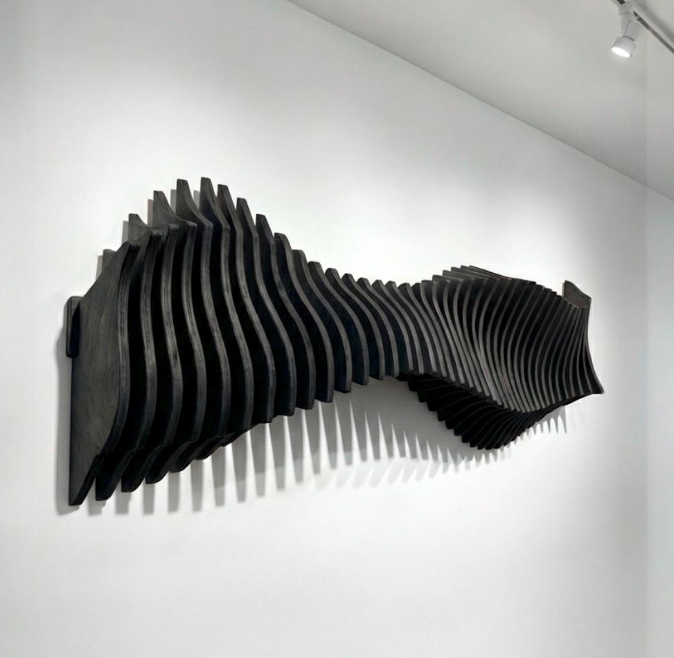 Parametric Wood Wall Art "Anomaly" Home Décor Acoustic Minimalistic Bohemian Modern